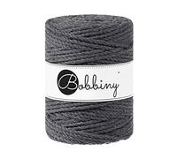 Bobbiny XXL 5mm 3 Ply Macrame Cord (Charcoal) 100m