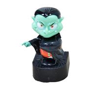 Bobble for Car - Halloween Solar-Powered Vampire Shaking Head Doll | Spooky Decor for Desk Home Vehicle Auto Truck Sedans SUV Scooters Men Women Driver Friends