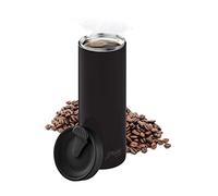 Bobble French Coffee Presse For Travel, On-The-Go use, Quick Brew, Slim Design, Triple Wall Insulation, 14 oz (Black)