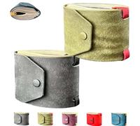 Bobboslin The Genuine Leather Cash Wrap Wallet, Bobboslin Cash Wrap Wallet, Money Wallets Organizer for Cashs with Magnetic Clasp, Holds 1-99 Bills (2pcs-f)