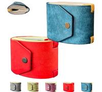 Bobboslin The Genuine Leather Cash Wrap Wallet, Bobboslin Cash Wrap Wallet, Money Wallets Organizer for Cashs with Magnetic Clasp, Holds 1-99 Bills (2pcs-o)