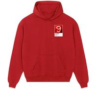 Bobby Charlton 9 Football Shirt Frame Men's Hoodie - Red / S