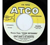 BOBBY DARIN - come september / walk bach to me 45 rpm single