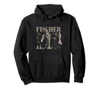 Bobby Fischer Chess Legend Vintage Portrait Pullover Hoodie