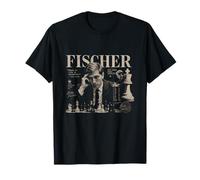 Bobby Fischer Chess Legend Vintage Portrait T-Shirt