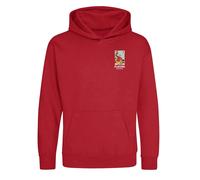 Bobby Moore World Cup Sticker Kids Hoodie - Red / 14-15 years
