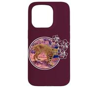 Bobcat Hibiscus Circle Case for iPhone 15 Pro