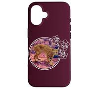 Bobcat Hibiscus Circle Case for iPhone 16
