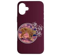 Bobcat Hibiscus Circle Case for iPhone 16 Plus