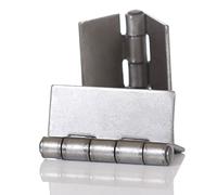 Bobco Metals 3" Heavy Duty Weldable Hinges | Steel Butt Hinge Design for Heavy Gates & Doors | Long Lasting - Corrosion & Rust Resistant - 2 Pairs
