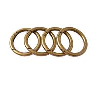 Bobeey 8pcs Antique Bronze Spring O Ring,Round Carabiner Snap Clip Trigger Spring Keyring Buckle,O Ring for Bags,Purses BBC3 (1 1/2''(3.8cm),Antique Bronze)…