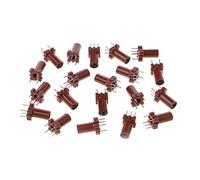 BOBEINI 20 Pieces Adjustable Inductor Shell Skeleton Empty Ferrite Core No Inductor Coil 25-100MHZ