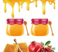 Bobeini Lip Mask, Bobeini Honey Pot Lip Mask, Honeypot Lip Mask, Lip Balm Honey Pot, Bobeini Moisturizing and Hydrating Lip Mask, Lip Mask for Women (01#-2Pcs)