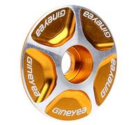 BOBEINI NEW Aluminum Threadless Road MTB Bike Stem Accessories Headset Top Cap Cover Gold