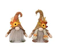 Bobety 2PCS Autumn Gonks Home Decorations - Cute Plush Handmade Fall Gnome Doll with Light Up Feature. Mini Faceless Tomte Dwarf Elf, Soft and Warm Glow. Creates a Cozy Atmosphere