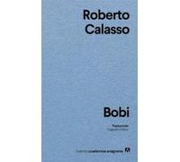 Bobi (Nuevos cuadernos Anagrama)