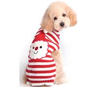 BOBIBI Pet Holiday Christmas Santa Claus Dog Sweater Cat Clothes Pet Jerseys Clothing
