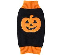 BOBIBI Pet Holiday Halloween Pumpkin Pet Clothes Dog Sweater