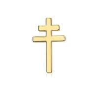 BOBIJOO Jewelry BOBIJOO JEWELRY - Cross of Lorraine pins 20mm badge Resistance France Free metal gold plated