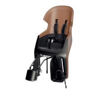 BOBIKE 8010900002 - Rear Reclinable Bicycle Child Seat For Frame EXCLUSIVE EVOLVE MAXI adjustable headrest, 5-point harness for children up to 22 kg, Cinnamon Brown