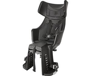 BOBIKE 8011300026 - Rear Bicycle Child Seat EXCLUSIVE MAXI TOUR PLUS For Frame - Safe and Stylish For Kids 9 Months to 6 Years, Up to 22kg, Urban Black