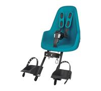 BOBIKE 8012000009 - Front child bicycle seat ONE Mini for head tube mounting, for children 9 months to 3 years up to 15 kg in colour Bahama Blue
