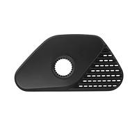 BOBIKE 8015300356 -Footrest Plates Set for Rear Bicycle Junior Seat For Lugagge Carrier One Junior, Black