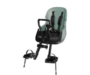 BOBIKE Front Bicycle Baby Seat Exclusive Evolve Mini - Front Mounted Toddler Bike Child Seat, Head Tube Mount, Wrap-Around Design, Adjustable Footrests, 9-36 Months, Up to 15 kg