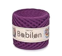 Bobilon T-Shirt Yarn Fettuccini Zpagetti Style, 7-9 mm, 100% Cotton, Plum Pie