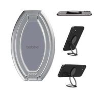 Bobino Kickflip Phone Stand - Versatile Cell Phone Holder Compatible with All Smartphones - Adjustable Angle Phone Mount for Video Watching and Recording - Ultra-Slim Foldable Phone Desk Stand