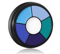 BOBISUKA Blue Face & Body Paint - 6 Colors Cream Washable Face Paint for Corpse Bride Sally Makeup Avatar Mermaid Costume & Theme - Easy to Blend, High Pigment & Long Lasting