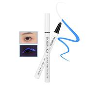 BOBISUKA Clear UV Neon Glow Eyeliner Pen, Invisible Ink White Eye Liner Pen, Waterproof Smudge-proof Graphic Liners, Eye Makeup Kit for Rave Accessories Party