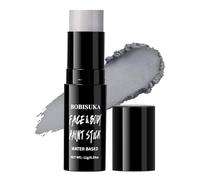 BOBISUKA Grey Face & Body Paint Stick Water-Based Washable Face Paint Makeup Stick for Halloween Skeleton, Skull, Zombie, Vampire, Cosplay, SFX, Sports Eye Black & Costume Party