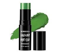 BOBISUKA Light Green Face & Body Paint Stick Water-Based Washable Face Paint Makeup Stick for Halloween Witch, Zombie, Skull, Monster, Hulk, Goblin, Cosplay, SFX, Sports Eye Black & Costume Party