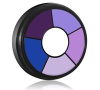 BOBISUKA Purple Face & Body Paint - 6 Colors Cream Washable Face Paint for Ursula Witch Gothic Queen Celebrations Costume & Theme - Easy to Blend, High Pigment & Long Lasting