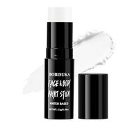 BOBISUKA White Face & Body Paint Stick Water-Based Washable Face Paint Makeup Stick for Halloween Clown, Joker, Skeleton, Zombie, Mime, Cosplay, SFX, Sports Eye Black & Costume Party