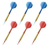 BOBITALK 6 PCS Darts, Safety Dart, Plastic Soft Tip Darts for Soft Dartboards,Great Games for Kids-Leisure Sport for Office(Red+Green)
