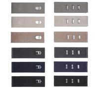 BOBITALK 6 Pcs Waist Extender for Trousers with Metal Hook, Adjustable Waistband Extender, Invisible Pants Trouser Extenders for Men Women Pants, Jeans, Skirts, Trousers(Mixed Colors)