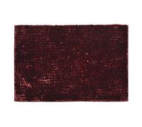 Allure Newbury Chenille Bath Mat - Bordeau
