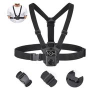 BOBLOV Body Camera Harness, Bodycam Vest Chest Mount for All Body Cams, Dual Shoulders Strap with Adjustable Size, Hands-Free Strap for Law Enforcement, Video Record
