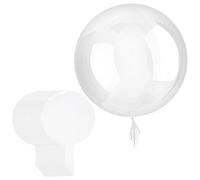 Bobo Balloons 24 Inch 25PCS LED Light Birthday Party Accessories Clear Balloons PVC Bobo Balloons for Indoor Outdoor Christmas Wedding Gifts Decoration
