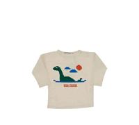 Bobo Choses Lake Monster graphic-print long-sleeve T-shirt - Neutrals 9 mth-12 mth-18 mth-24 mth