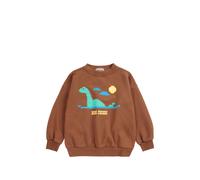 Bobo Choses Lake Monster graphic-print sweatshirt - Brown 2-3-4-5-6-7-8-9-10-11-12-13