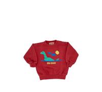 Bobo Choses Lake Monster graphic-print sweatshirt - Red 9 mth-12 mth-18 mth-24 mth
