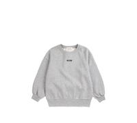 Bobo Choses Mush Monster Duo mushroom-print logo-print sweater - Grey 2-3-4-5-6-7-10-11