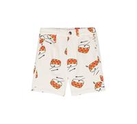 Bobo Choses Play The Drum cotton shorts - White 10-11