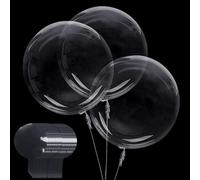 Bobo Jumbo Balloons, 50 pcs Huge Bubble Transparent Crystal Clear Balloons for Birthday Party, House Decoration, Wedding, Anniversary, Festival Deco