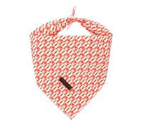 Bobo Rainbow Dog Bandana-1PC Easter Carrot Rabbit Plaid Print Orange Scarf Square Bandanas Cute Soft Cotton Holiday Bandanas Bibs Adjustable Dog Kerchief for Small Medium Large Dogs