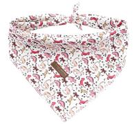 Bobo Rainbow Dog Bandana-1PC Pink Dinosaur Print Bandanas Spring Summer Puppy Bandanas Cute Bibs Scarf Square Soft Dog Kerchief Pet Bandanas for Small Medium Large Dogs