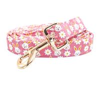 Bobo Rainbow Dog Leash-Easter Dog Leash Holiday Dog Leash Rabbit Print Boy/Girl Durable Strong Dog Leash Heavy Duty Leash Comfortable Padded Dog Leash for Small Medium Large Dogs